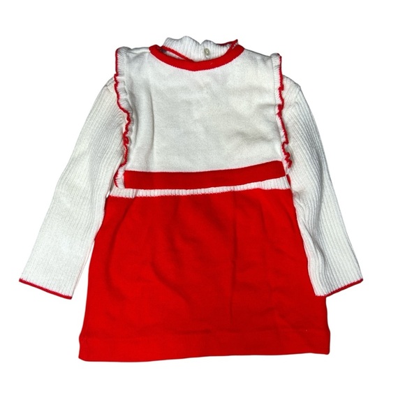 Vintage Sesame Street Toddle Time JCPenney Ribbed Knit Sweater Dress 4T 70s 80s - Picture 7 of 8